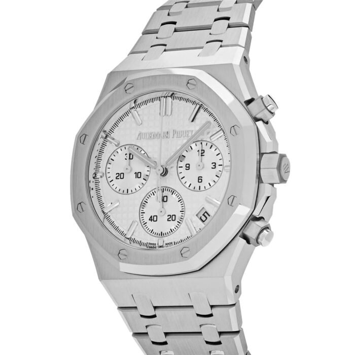 AP Royal Oak 26240ST.OO.1320ST.07 Selfwinding Chronograph Steel White Dial
