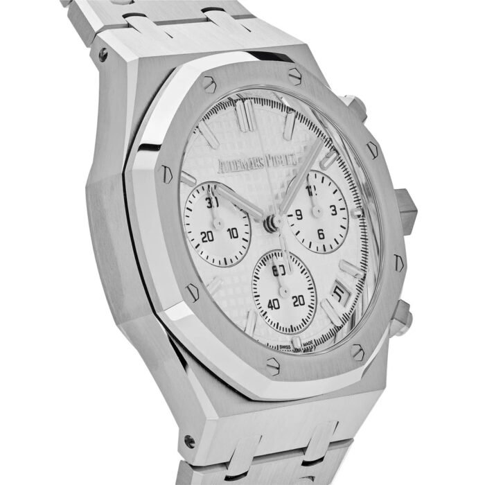 AP Royal Oak 26240ST.OO.1320ST.07 Selfwinding Chronograph Steel White Dial