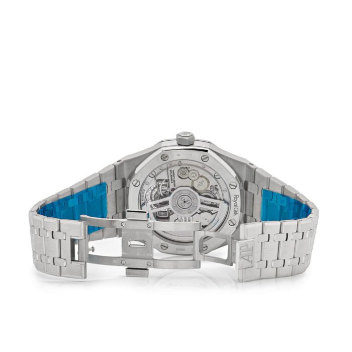 AP Royal Oak 26535PT.ZZ.1220PT.01 Selfwinding Flying Tourbillon Platinum Light Blue Dial