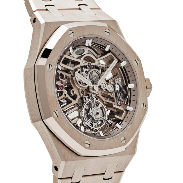 AP Royal Oak 26735SG.OO.1320SG.01 Selfwinding Flying Tourbillon Openworked Sand Gold