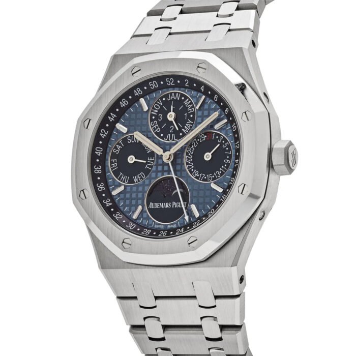 AP Royal Oak Perpetual Calendar 26574ST.OO.1220ST.03 Steel Blue Dial
