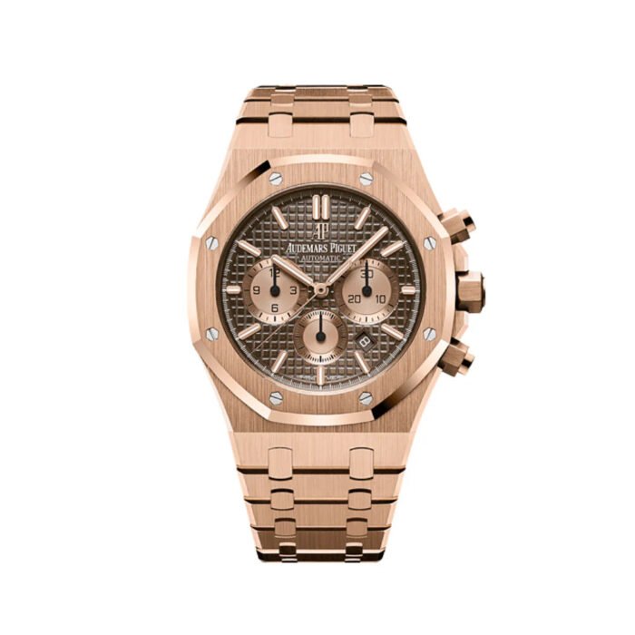 AP Royal Oak Selfwinding Chronograph 26331OR.OO.1220OR.02 Rose Gold Brown Dial