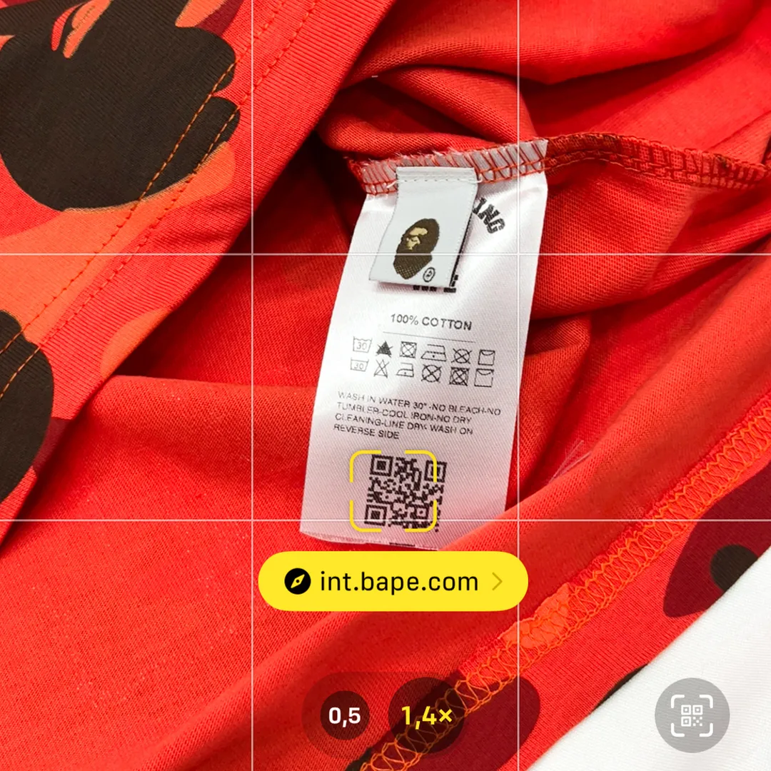 bape14.webp BP T-Shirt Camo Shark Red