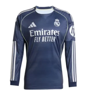Camiseta Real Madrid 25/26 2ª equipación manga larga