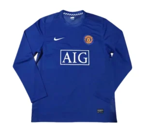 Camiseta retro Manchester United 08/09 2ª equipación manga larga