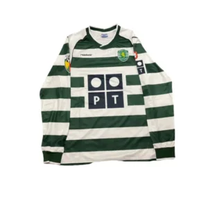 Camiseta Retro Sporting de Lisboa 02/03 manga larga