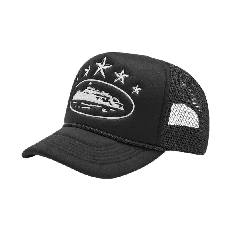 Cap Corteiz 5 Starz Alcatraz Hat Black