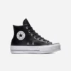Converse All Star- Platform Leather Negras