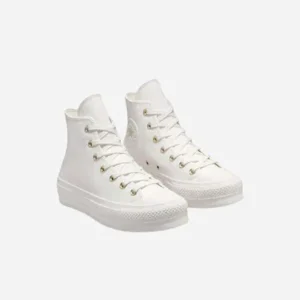 Converse All Star- Platform Mono Blancas