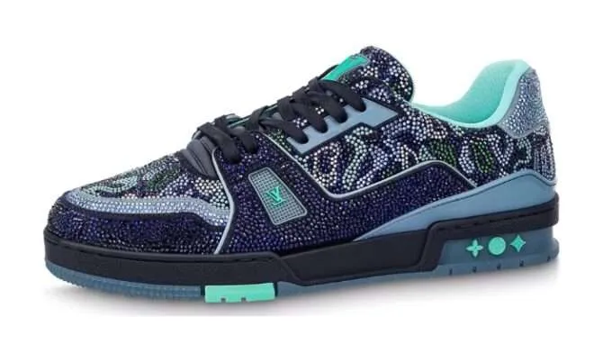 Cristallo blu navy marino