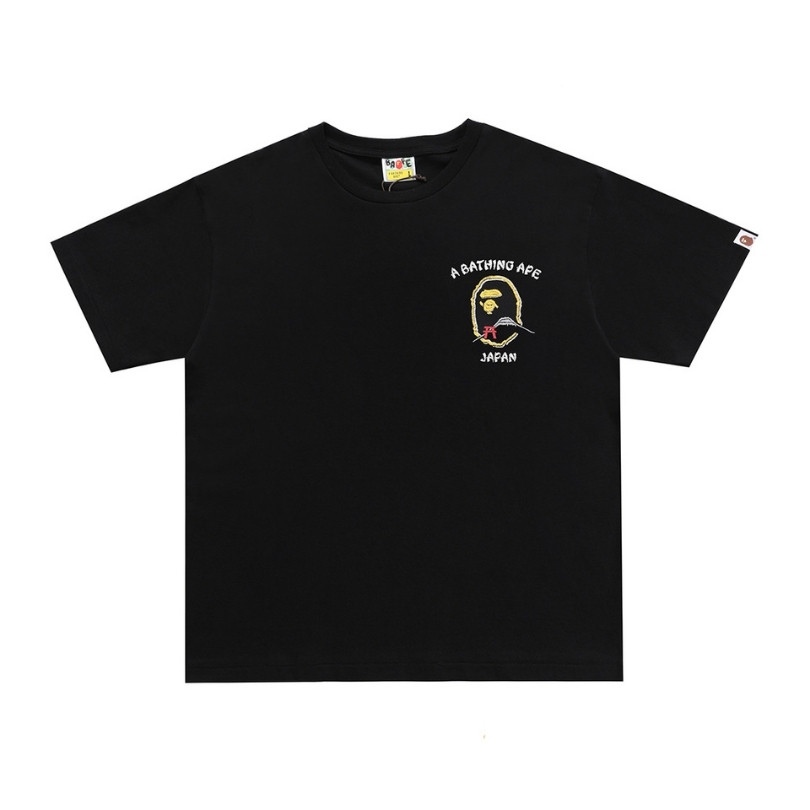 ddfdf-2.jpg BP T-shirt Japan Map Embroidery Black