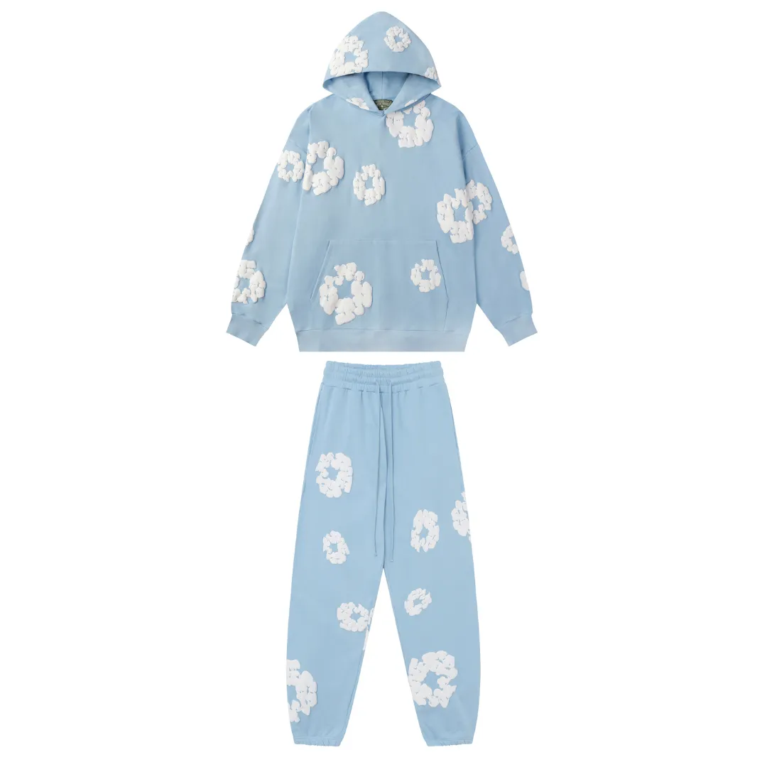 Denim Trs Baby Blue Set