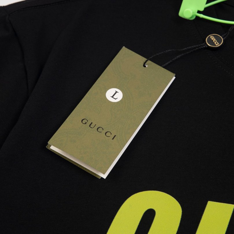 GG T-shirt Neon Logo Black