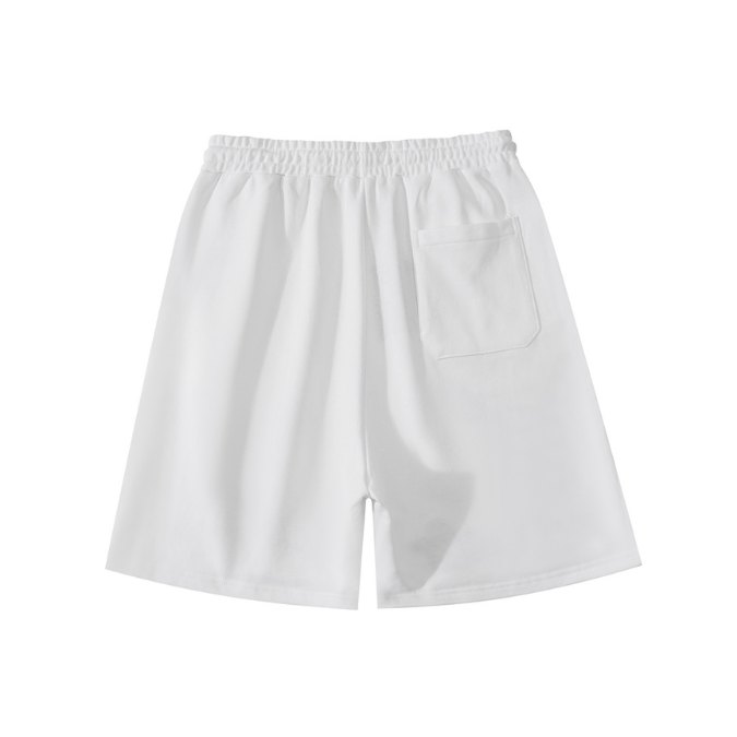 LV Shorts White Black Logo