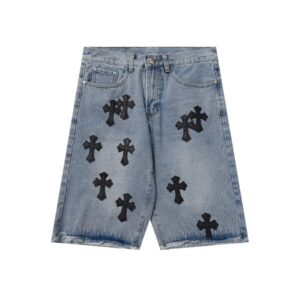 dfdfdf-11.jpg CHRM HRTS Shorts Black Cross Denim