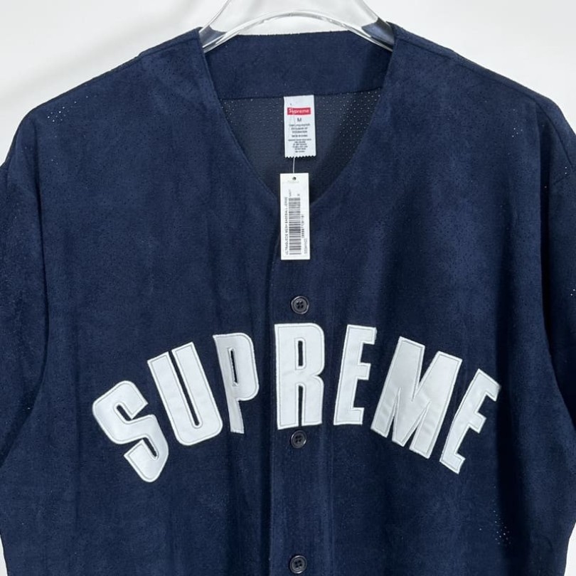 SPRM Jersey Button-Up Velour Logo Navy