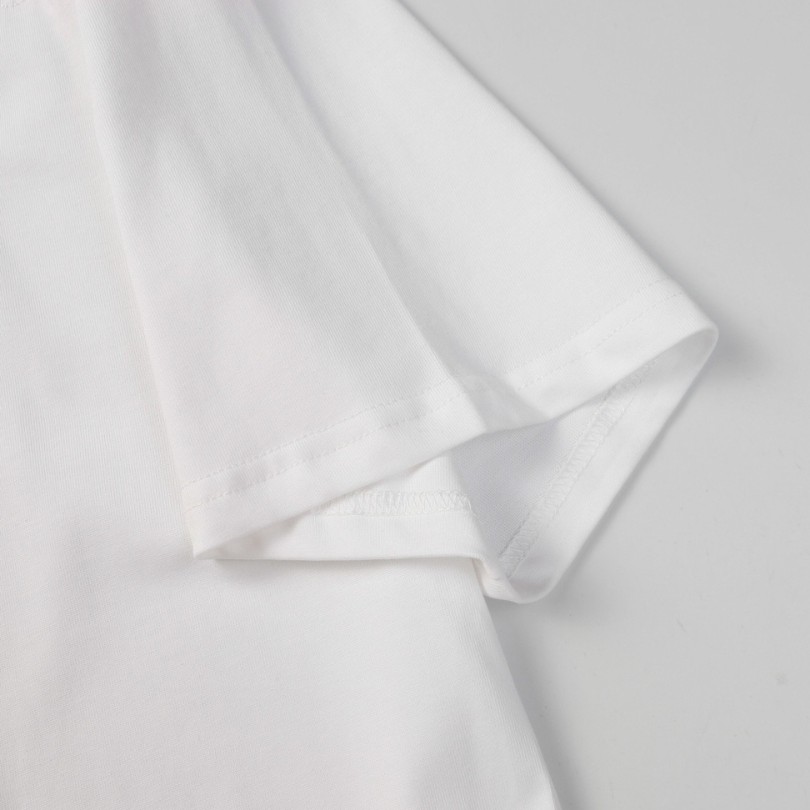 CHRM HRTS T-shirt White Cross Embroidery