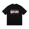 BLNCG T-shirt Graffiti Print Black