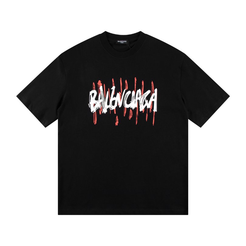 BLNCG T-shirt Graffiti Print Black