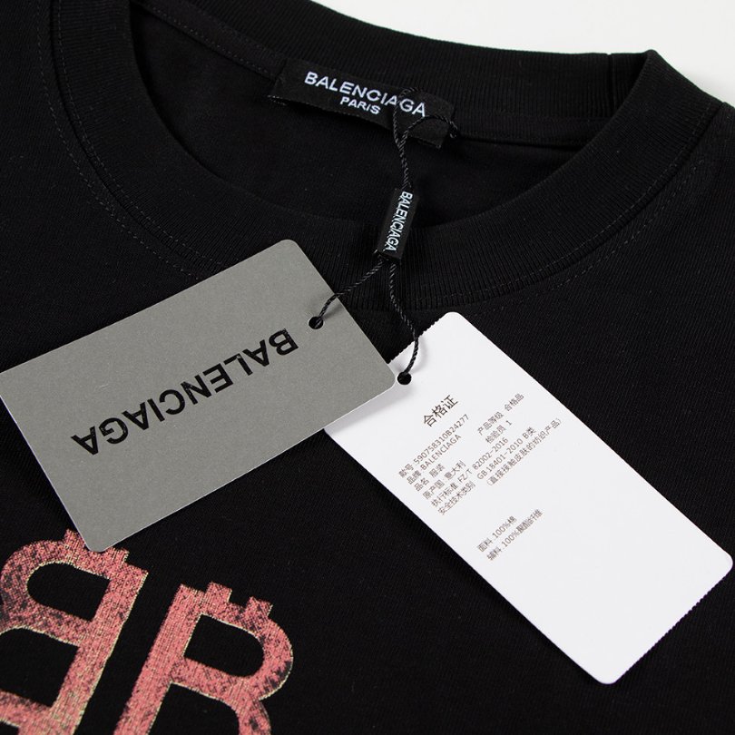 BLNCG T-shirt BB Gothic Print Black