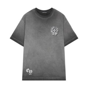 CHRM HRTS T-shirt Distressed Horseshoe Grey Logo