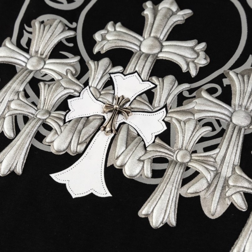 CHRM HRTS T-shirt Multi Cross Black Print