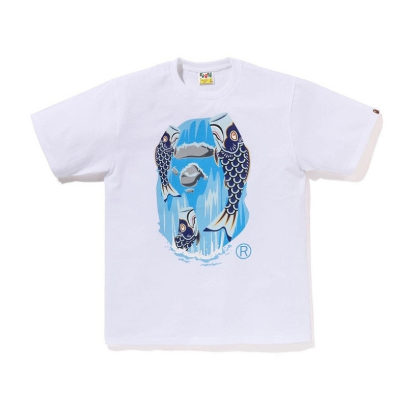 BP T-shirt Koi Fish White Graphic
