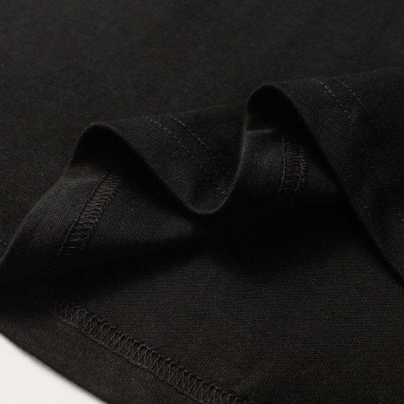 CHRM HRTS T-shirt Black Cross Embroidery