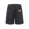 LV Shorts Monogram Grey Black