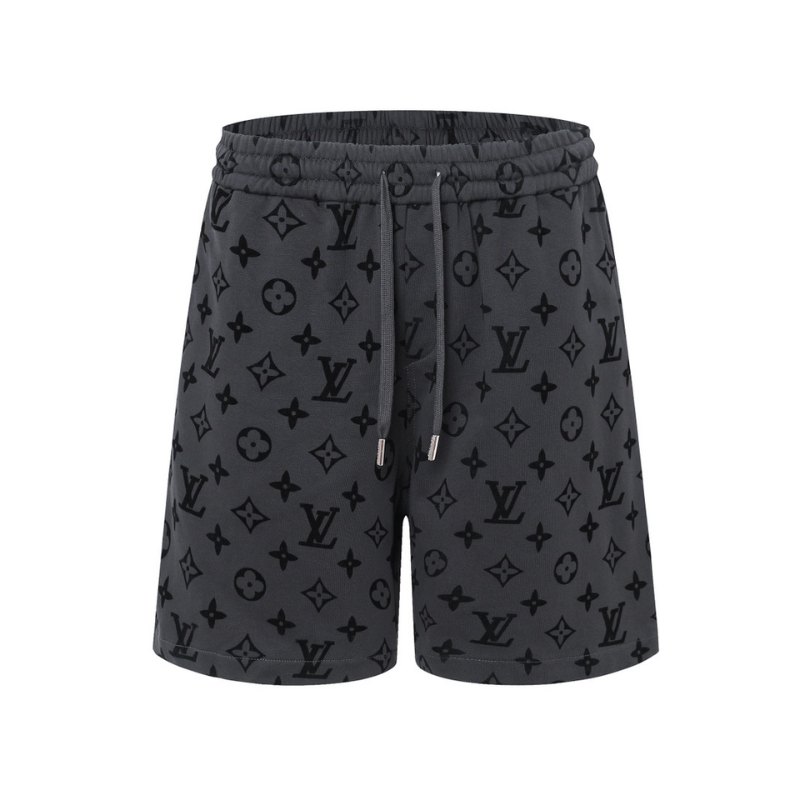 LV Shorts Monogram Grey Black