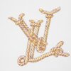 LV T-shirt Rope Logo White