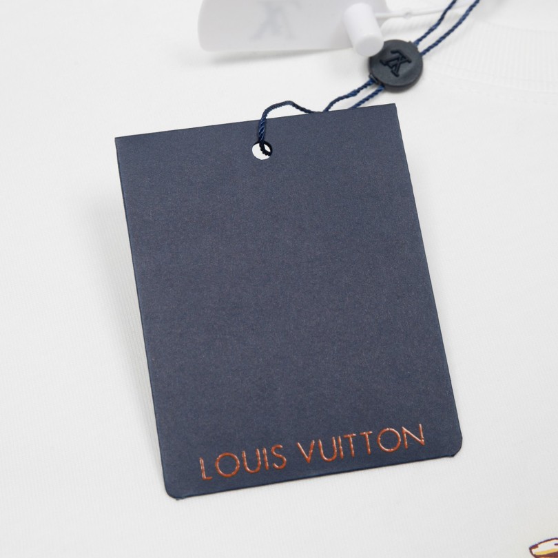 LV T-shirt Rope Logo White