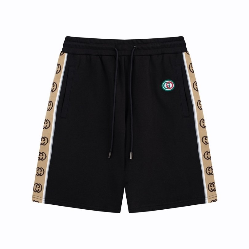 dthh-3.jpg GG Shorts Monogram Trim Black