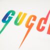 GG T-shirt Rainbow Logo White