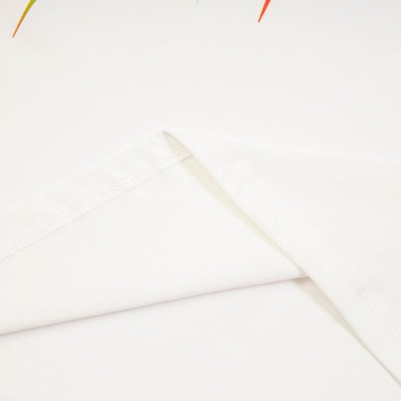 GG T-shirt Rainbow Logo White