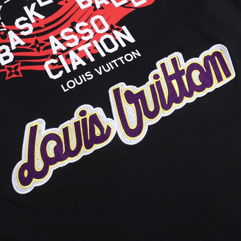 fb0cccc3.jpg LV x Basket T-shirt Crossover Round Neck Printing