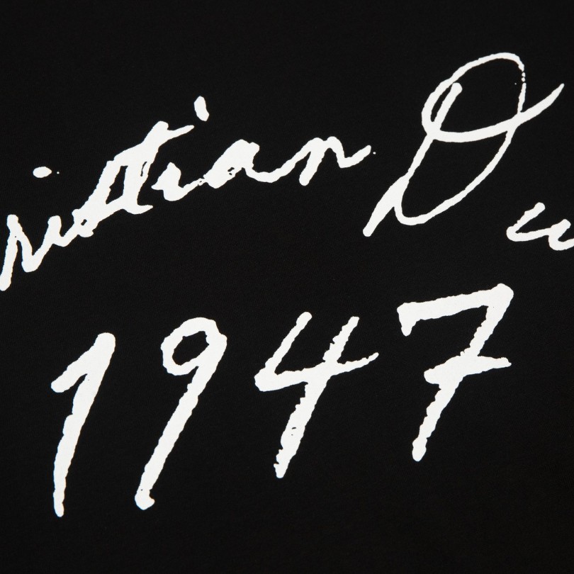 CD T-shirt Embossed Monogram Navy