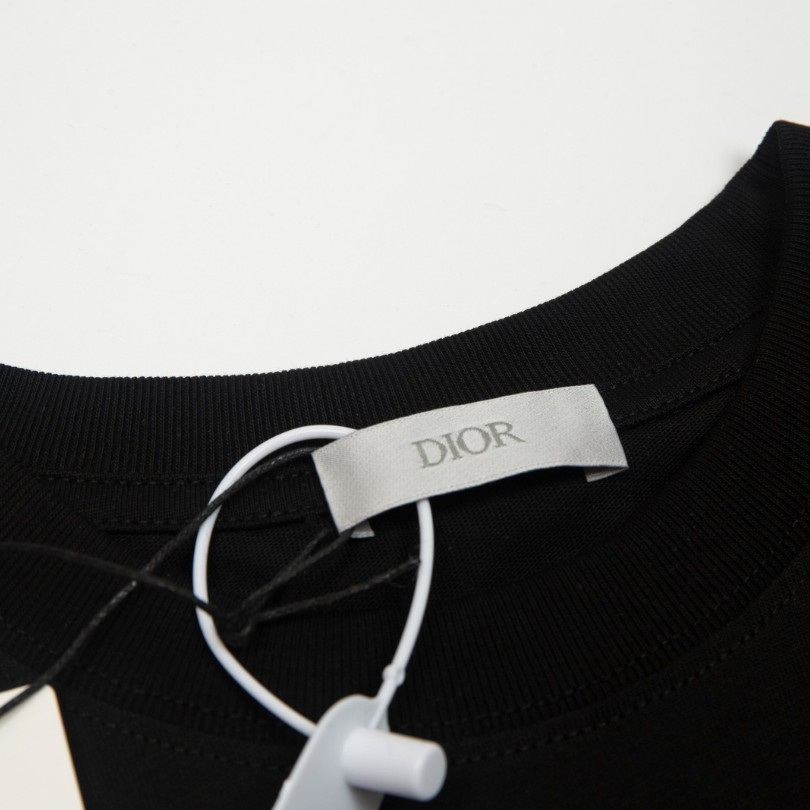 CD T-shirt Embossed Monogram Navy