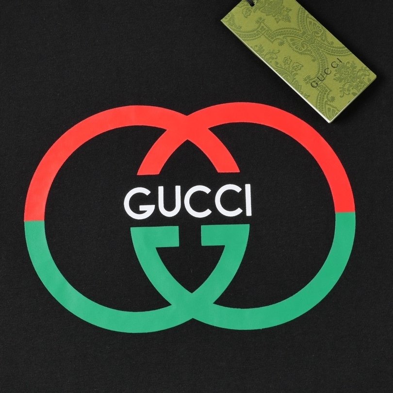 GG T-shirt Interlocking Logo Black