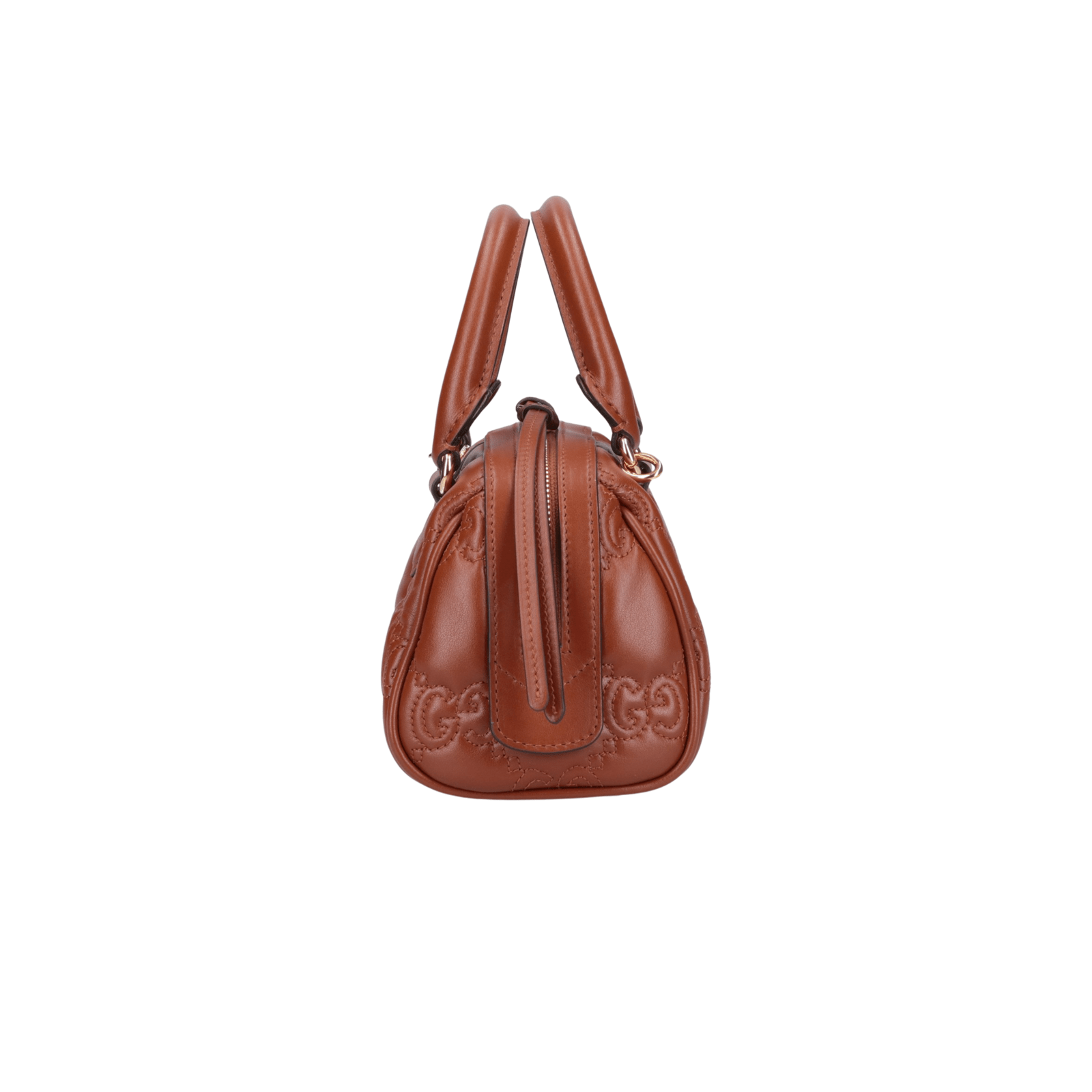 BORSA TOTE GG METALESSÉ MARRONE LOGO ORO