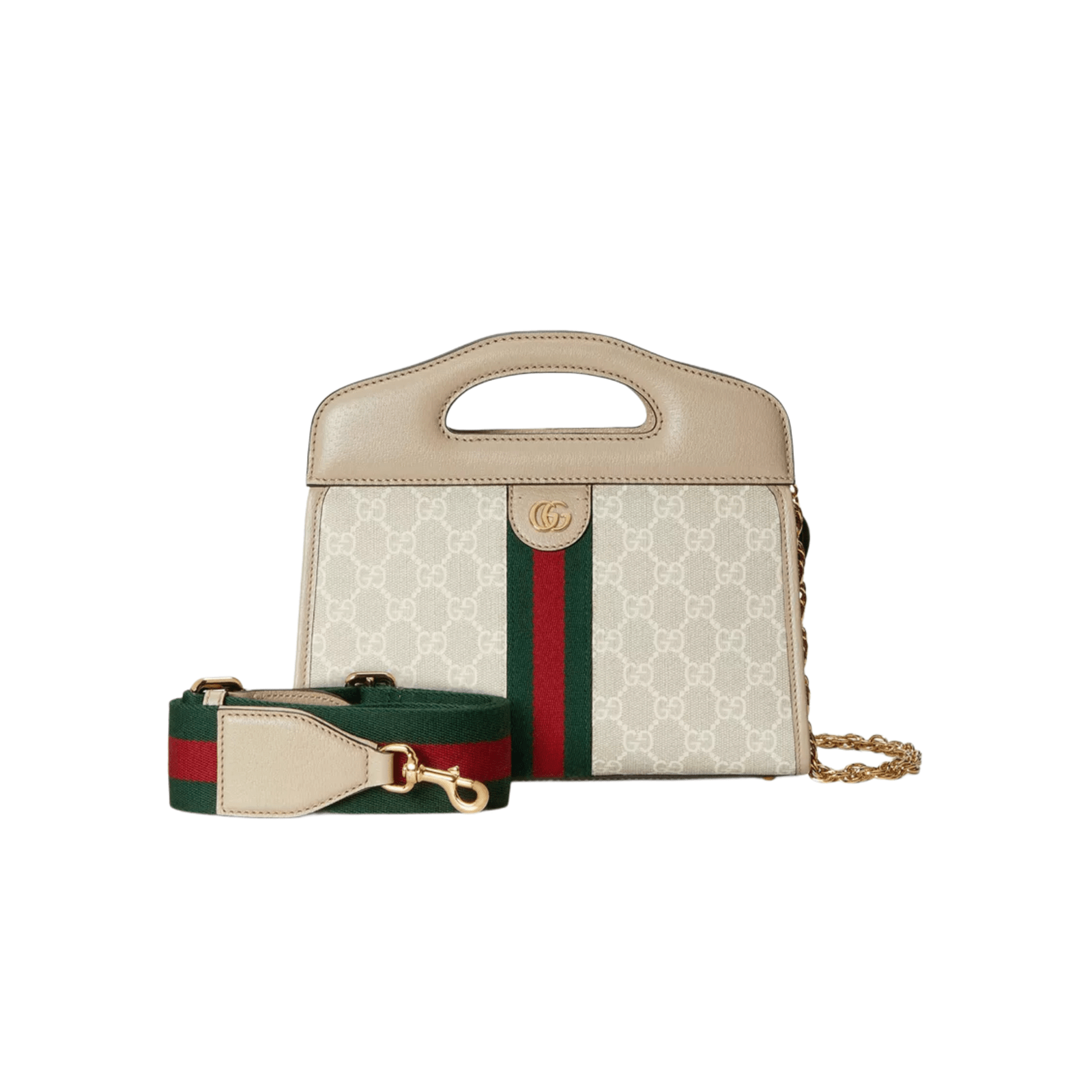 BORSA A TRACOLLA OPHIDIA MINI GG SUPREME OATMEAL