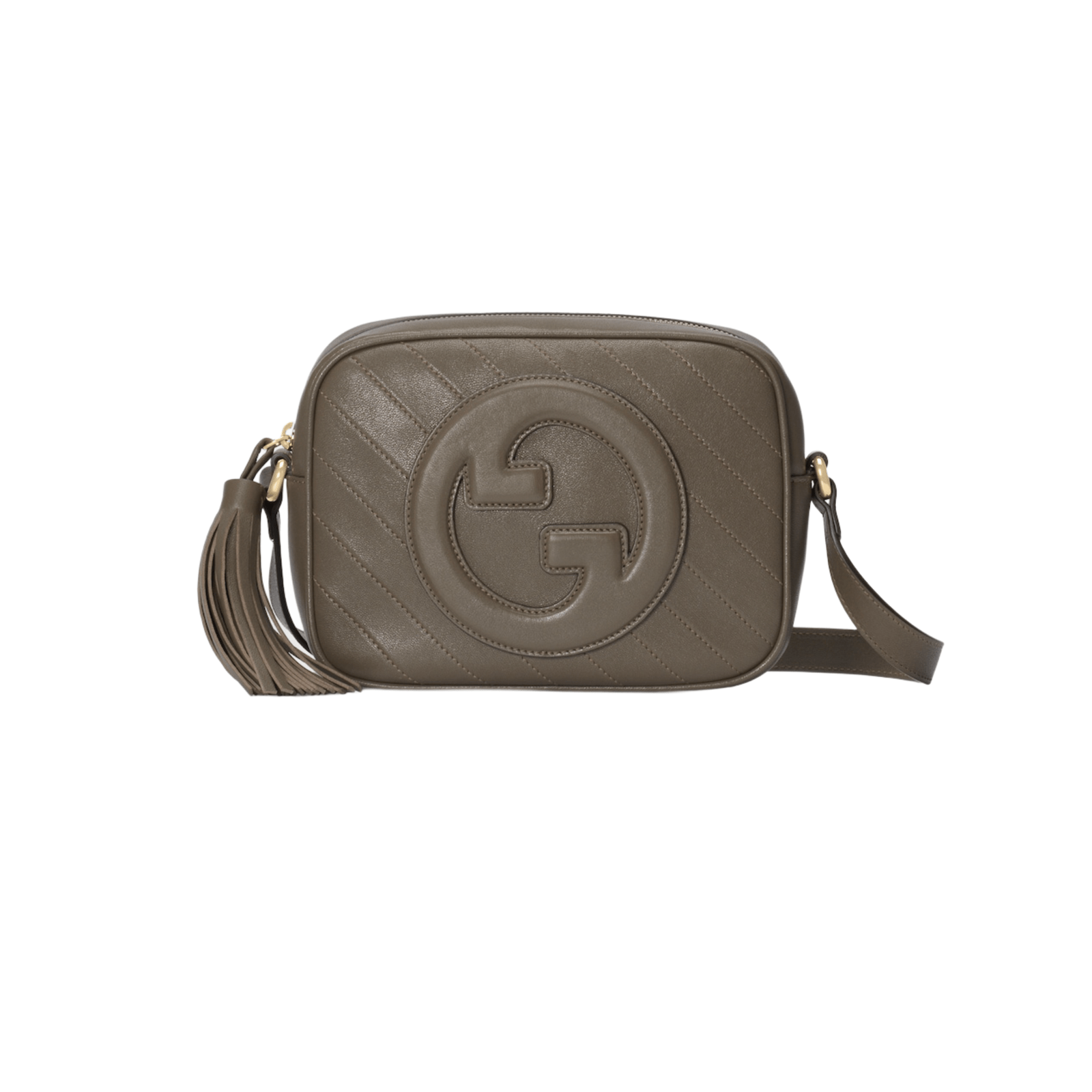 BORSA A SPALLA BLONDIE PICCOLA IN PELLE MARRONE