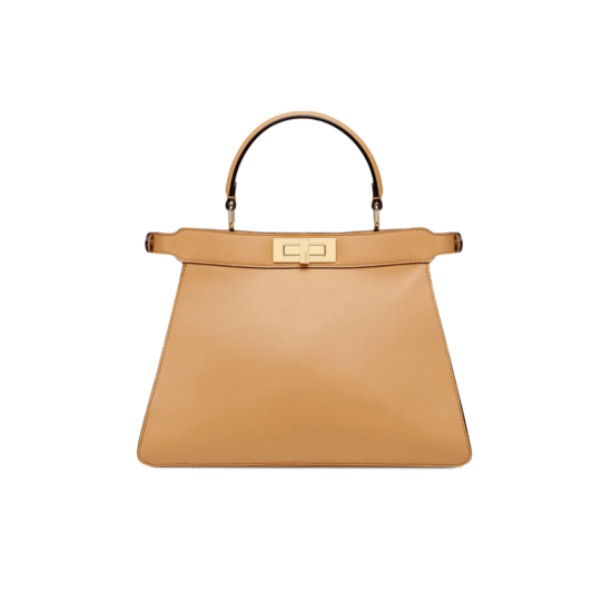 BORSA PEEKABOO ISEEU MEDIUM IN PELLE DI VITELLO BEIGE