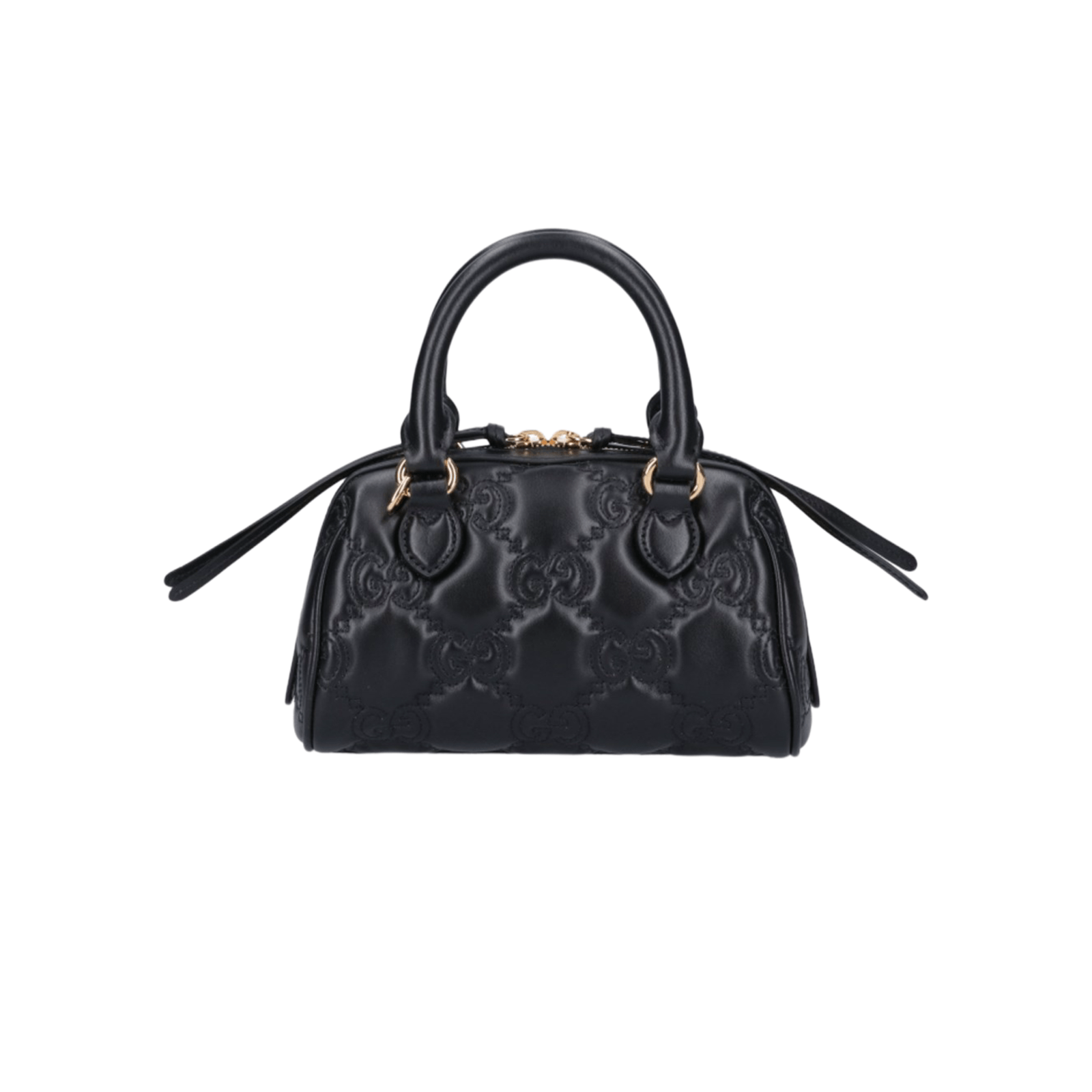 BORSA TOTE GG METALESSÉ NERO LOGO ORO