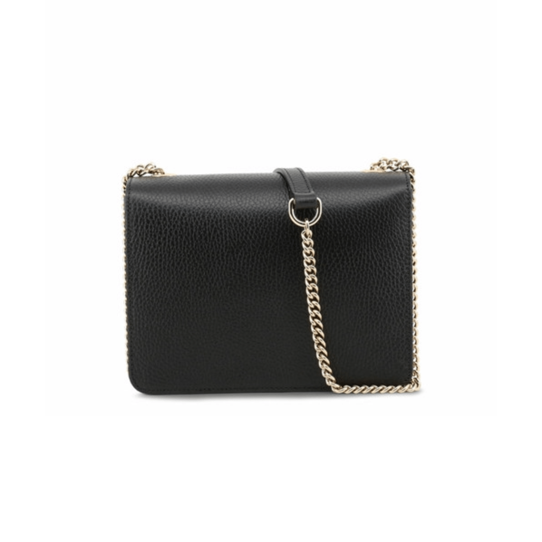 BORSA A TRACOLLA PICCOLA INTERLOCKING G NERA