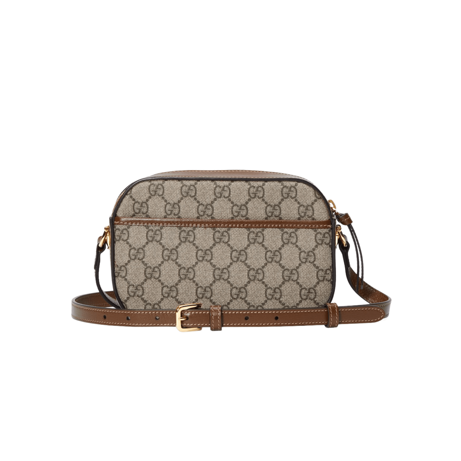 BORSA A SPALLA HORSEBIT 1955 MISURA PICCOLA SUPREME BEIGE ED EBANO