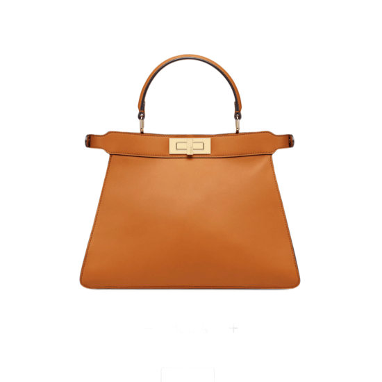 BORSA PEEKABOO ISEEU MEDIUM IN PELLE DI VITELLO MARRONE