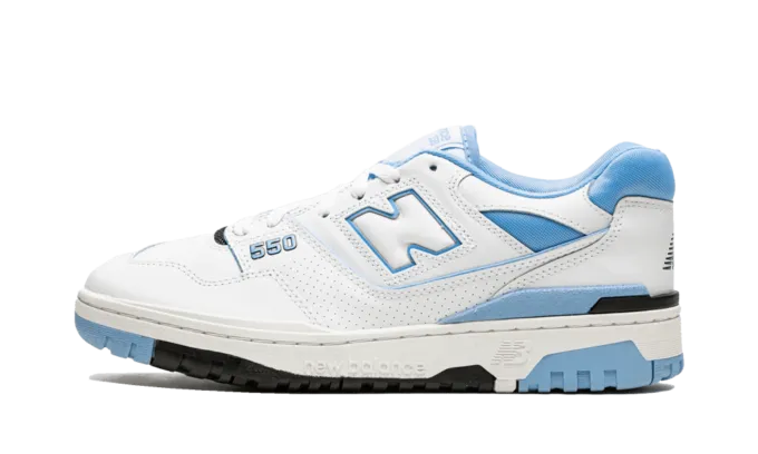 NB 550 UNC White University Blue