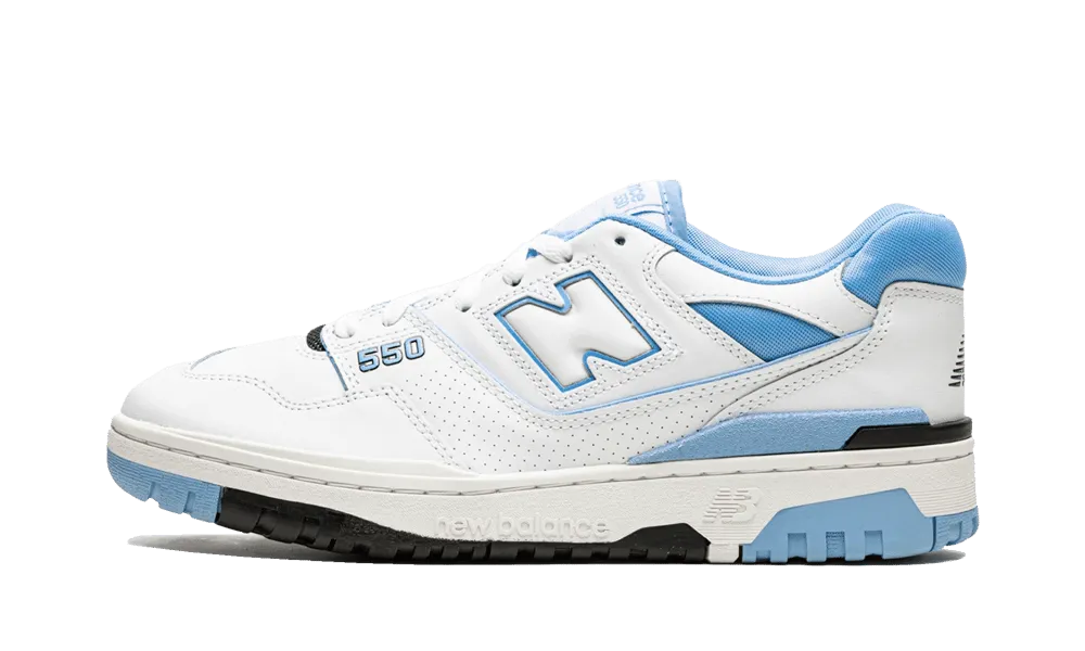 NB 550 UNC White University Blue