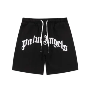 Palm Angels Black Logo Shorts